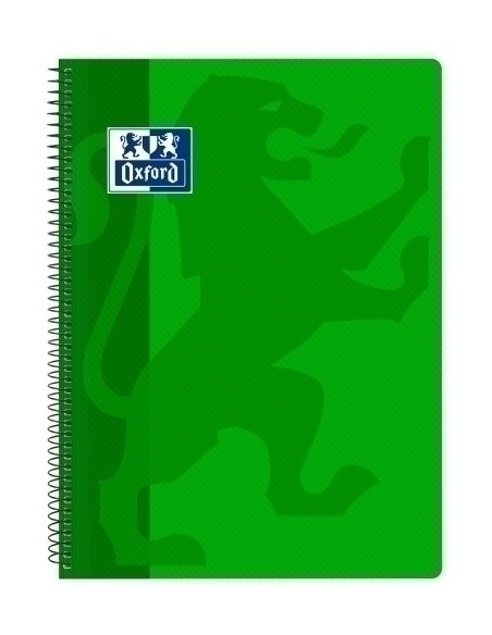 BLOCK OXF.SCH.PP Fº 80h CD.4 VERDE - Pack de 5 unidades